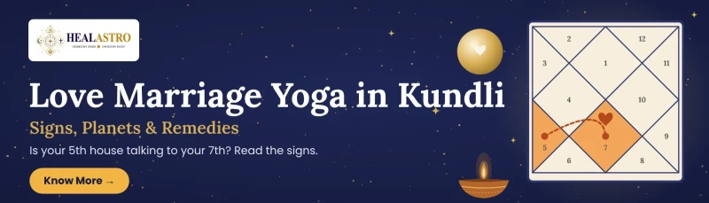 Love Marriage Yoga in Kundli: Signs, Planets and What to Do